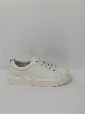 Abeo Jumpstreet Bungee platform sneakers shoe slip-on white canvas women 6.5